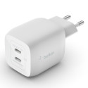 Charger - Belkin WCH011vfWH 45W Dual USB-C Fast Charging White