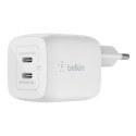 Charger - Belkin WCH011vfWH 45W Dual USB-C Fast Charging White