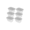 Food Containers Set - ROTHO Freeze 6x250ml Technopolymer Dishwasher Safe