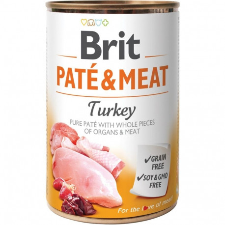 Wet Dog Food - BRIT Paté & Meat with Turkey 400g