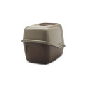 Cat Litter Box - SAVIC Nestor Covered - 56x39x38.5 cm - 1 kg - Grey-Brown