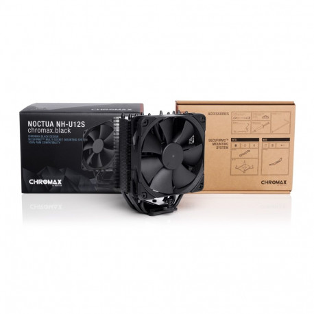 CPU Cooler - Noctua NH-U12S 12 cm Fan 93.4 m³/h 22.4 dB chromax.black