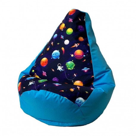 Bean Bag Chair - Sako L 105 X 80 Cm, Blue