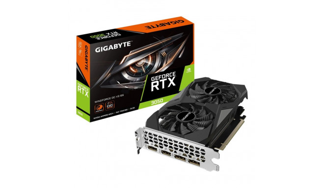 Graphics Card - GIGABYTE GeForce RTX 3050 WINDFORCE OC V2 6GB GDDR6 7680x4320