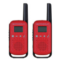 Two-way Radio - Motorola T42 16 Channels Black/red
