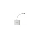 Notebook Dock - Ibox Iuh3cft1 USB 3.2 Gen 1 Type-c Silver