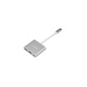 Notebook Dock - Ibox Iuh3cft1 USB 3.2 Gen 1 Type-c Silver