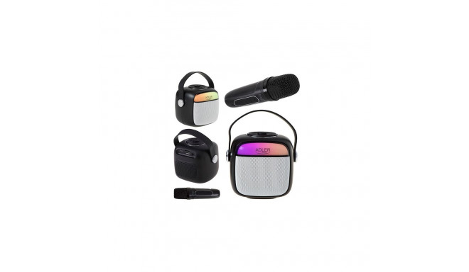 Karaoke Speaker - Adler AD 1199 Black with Microphone, SD/USB/AUX/Bluetooth