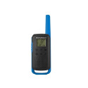 Two-way Radio - Motorola T62 16 Channels 12500 MHz Black/blue