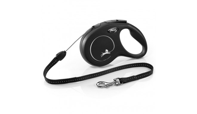 Leash - Flexi Classic 8m, Black