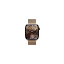 Apple Watch Series 10 GPS + Cellular 46mm Gold Titanium Case with Gold Milanese Loop - M/L