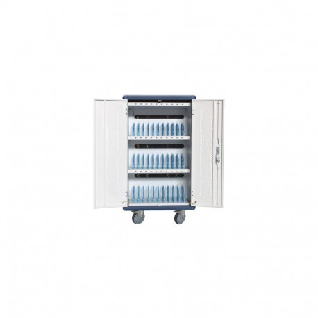 Techly I-CABINET-30DUTY portable device management cart/cabinet White, Blue