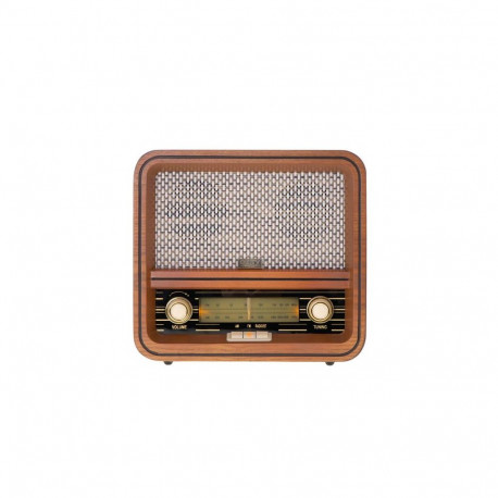 Camry Premium CR 1188 radio Personal Analog Black, White, Wood