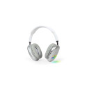 Gembird BHP-LED-02-W headphones/headset Wireless Head-band Calls/Music Bluetooth White