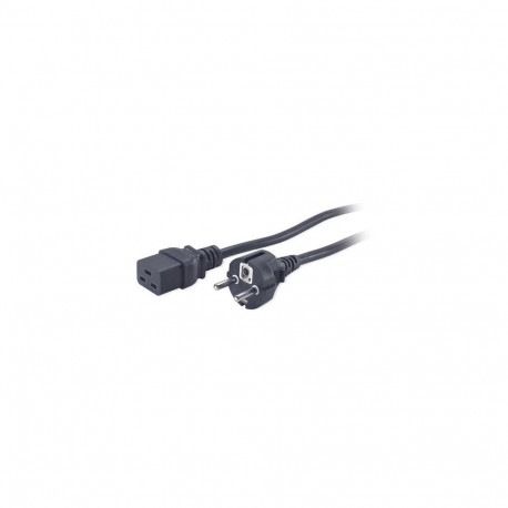 APC AP9875 power cable Black 2.5 m C19 coupler CEE7/7