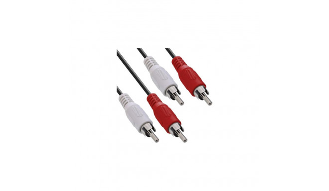 InLine Audio cable, 2x RCA M/M 10m