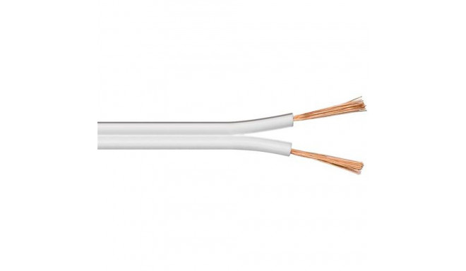 Goobay Speaker Cable white CCA, 100m