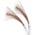 Goobay Speaker Cable white CCA, 100m