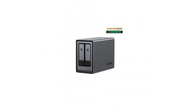 Ugreen NASync DXP2800 NAS System 2-Bay Compact Intel® N N100 8 GB DDR5 0 TB UGOS Pro Black