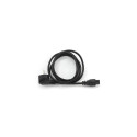 Gembird PC-186-ML12-1M power cable Black CEE7/7 C5 coupler