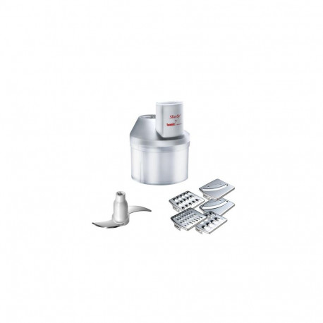 Bamix SliceSy electric grater/spiralizer Grey, Transparent