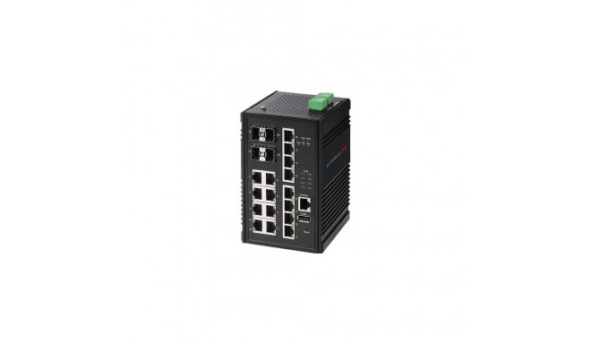 Edimax IGS-5416P network switch Managed Gigabit Ethernet (10/100/1000) Power over Ethernet (PoE) Bla