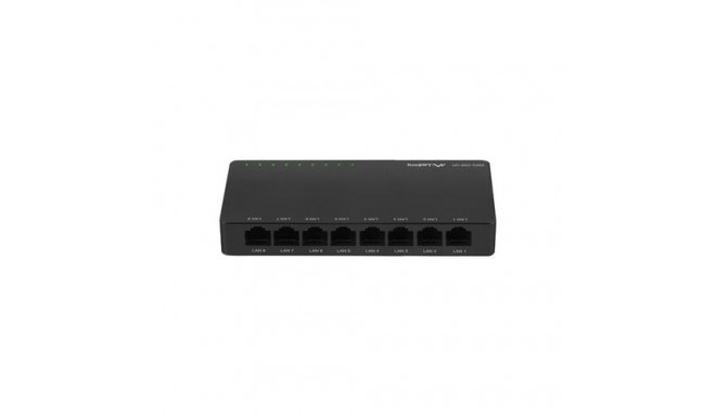 Lanberg DSP2-1008-12V network switch Unmanaged Gigabit Ethernet (10/100/1000) Black