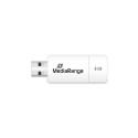 MediaRange MR971 USB flash drive 8 GB USB Type-A 2.0 Blue, White