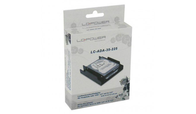LC-Power LC-ADA-35-225 drive bay panel 2.5/3.5&quot; Bezel panel Black