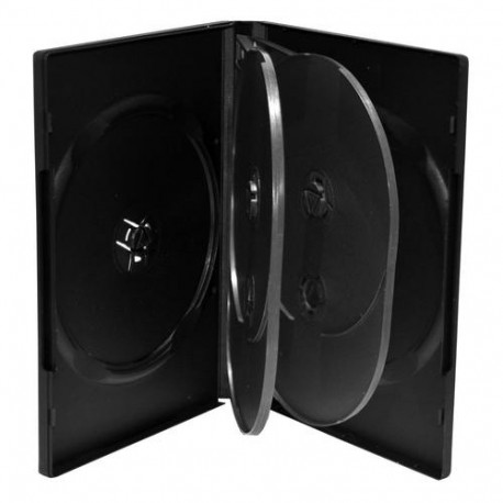 MediaRange BOX16 optical disc case DVD case 6 discs Black