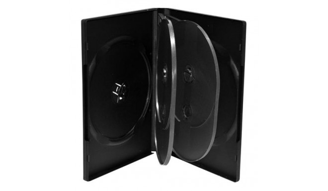 MediaRange BOX16 optical disc case DVD case 6 discs Black