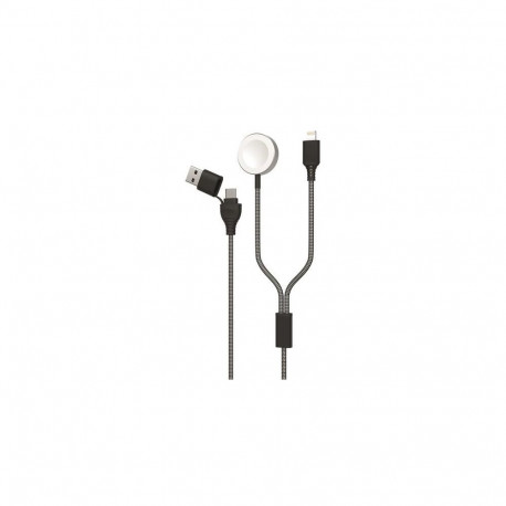 2GO 797385 USB cable 1.8 m USB A/USB C MagSafe 1 Grey