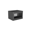 Intellinet 19" Network Cabinet - Wall Mount (Basic), 6U, 400mm Deep, Black, Flatpack, Max 5