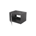 Intellinet 19" Network Cabinet - Wall Mount (Basic), 6U, 400mm Deep, Black, Flatpack, Max 5