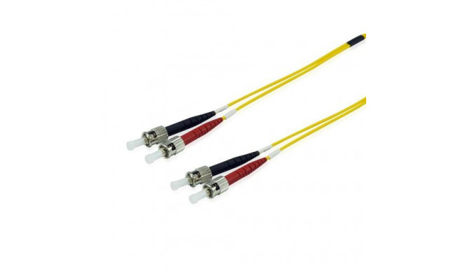 Equip ST/ST Fiber Optic Patch Cable, OS2, 2m