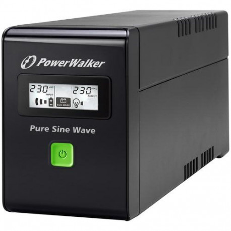 PowerWalker VI 600 SW uninterruptible power supply (UPS) Line-Interactive 0.6 kVA 360 W 2 AC outlet(