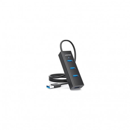 UNITEK Y-3089V01 laptop dock/port replicator Wired USB 3.2 Gen 1 (3.1 Gen 1) Type-A Black