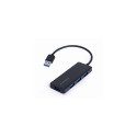 Gembird UHB-U3P4-03 laptop dock/port replicator Wired USB 3.2 Gen 1 (3.1 Gen 1) Type-A Black