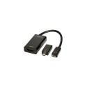 LogiLink UA0142A USB graphics adapter Black