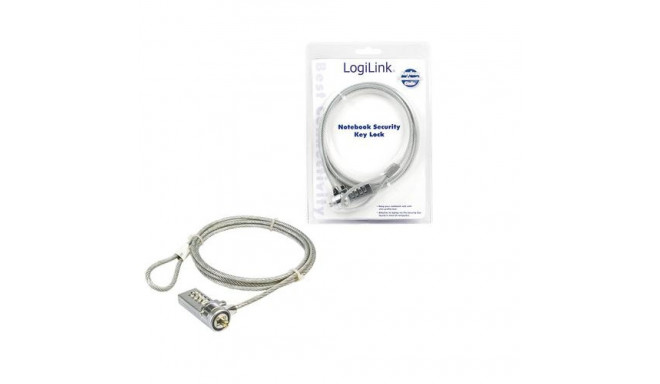 LogiLink Notebook Security Lock w/ Combination cable lock 1.5 m