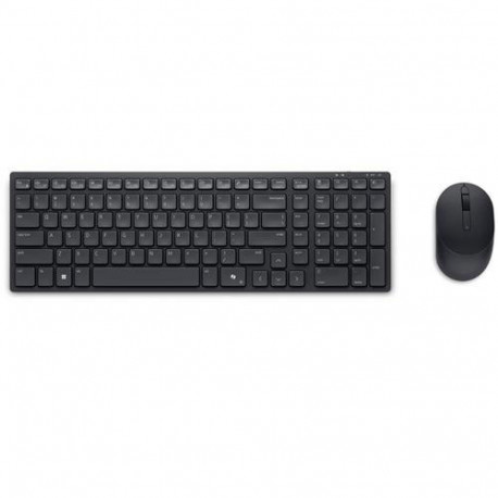 DELL Pro Compact Silent Keyboard and Mouse - KM555 - US International (QWERTY)