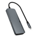 HUB IB-DK4022a-CPD 6in1, HDMI,USB,PD