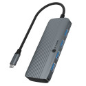 HUB IB-DK4022a-CPD 6in1, HDMI,USB,PD
