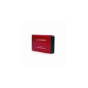 Gembird EE2-U3S-2-R storage drive enclosure HDD enclosure Red 2.5&quot;