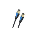 OEHLBACH D1C19351 networking cable Black 0.5 m Cat8.1