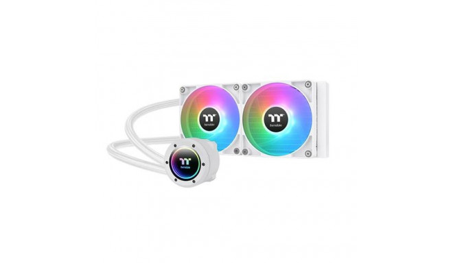 Thermaltake TH240 V2 ARGB Processor Liquid cooling kit 24 cm White 1 pc(s)