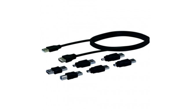 Schwaiger CAUSET531 USB cable USB 2.0 USB A Black