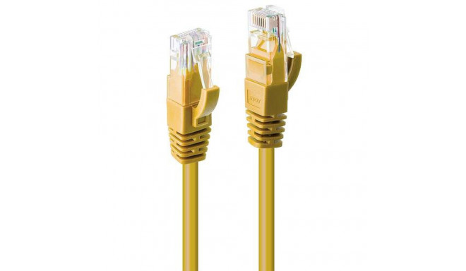 Lindy 10m Cat.6 U/UTP Network Cable, Yellow