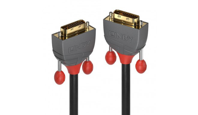 Lindy 7.5m DVI-D Dual Link Cable, Anthra Line