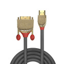 Lindy 3m HDMI to DVI-D Cable, Gold Line